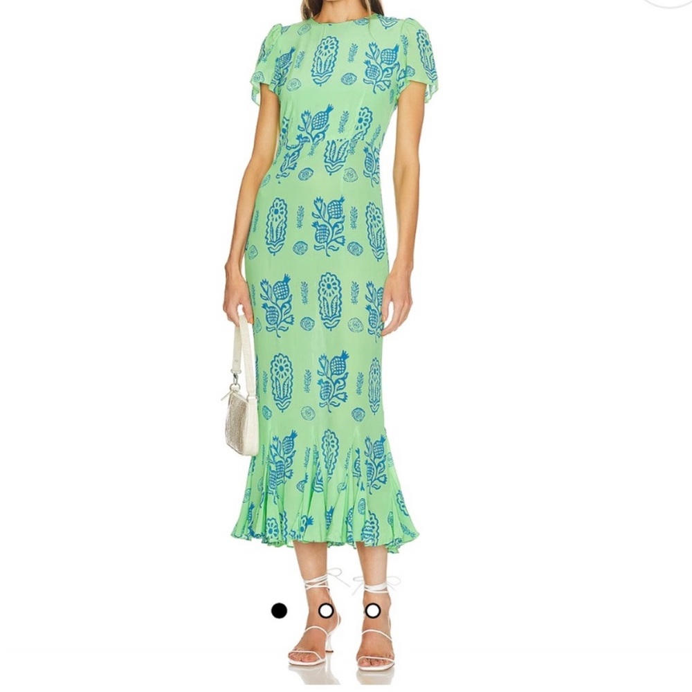 Rhode Lulani Dress in Clover Block Size 2